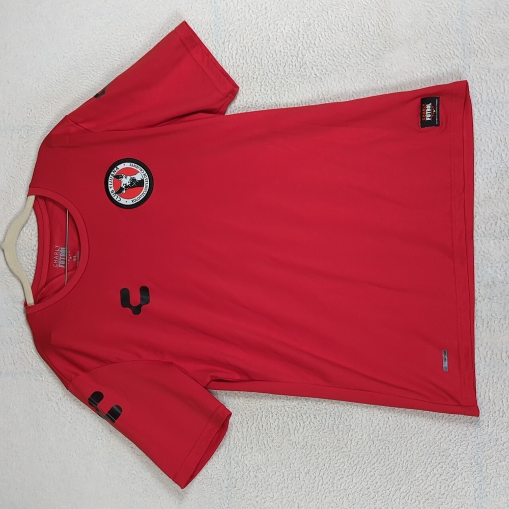 Charly Futbol Club Tijuana Xoloitzacuintles De Caliente Men's Red Soccer‎ Jersey